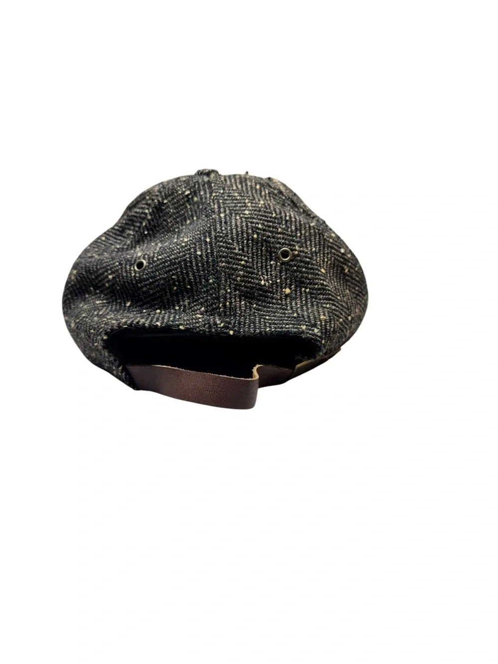 Vtg Disney Mickey Mouse Suede Wool Tweed Adjustable Hat Goofys Hat Co